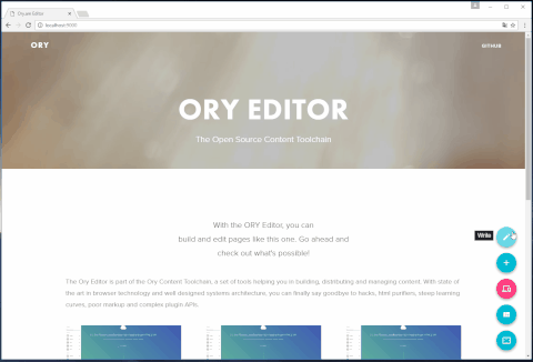 ORY Editor Demo